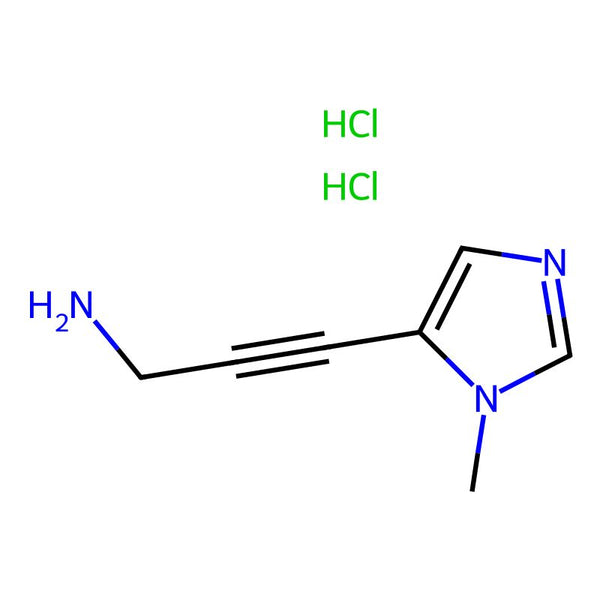 3-(1-Methyl-1H-imidazol-5-yl)-2-propyn-1-amine (dihydrochloride)|CS-0835949|2995281-82-6