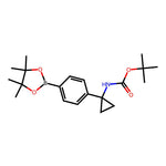 tert-Butyl (1-(4-(4,4,5,5-tetramethyl-1,3,2-dioxaborolan-2-yl)phenyl)cyclopropyl)carbamate|CS-0101337|1313441-88-1