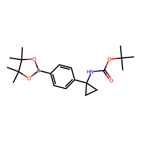 tert-Butyl (1-(4-(4,4,5,5-tetramethyl-1,3,2-dioxaborolan-2-yl)phenyl)cyclopropyl)carbamate|CS-0101337|1313441-88-1