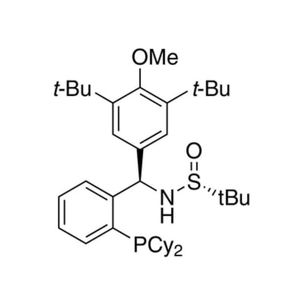 [S(R)]-N-[(R)-[3,5-Bis(1,1-dimethylethyl)-4-methoxyphenyl][2-(dicyclohexylphosphino)phenyl]methyl]-2-methyl-2-propanesulfinamide, 95%|15-8434