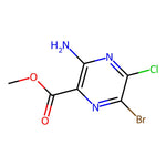Methyl 3-amino-6-bromo-5-chloropyrazine-2-carboxylate|CS-0179172|14340-25-1