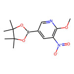 2-Methoxy-3-nitro-5-(4,4,5,5-tetramethyl-1,3,2-dioxaborolan-2-yl)pyridine|CS-W020145|1083168-94-8