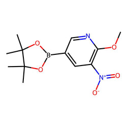 2-Methoxy-3-nitro-5-(4,4,5,5-tetramethyl-1,3,2-dioxaborolan-2-yl)pyridine|CS-W020145|1083168-94-8