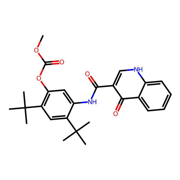 N-[5-(Methoxycarbonyloxy)-2,4-di(tert-butyl)phenyl]-4-oxo-1H-quinoline-3-carboxamide|CS-0006688|1246213-45-5