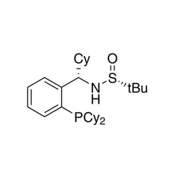 [S(R)]-N-[(1S)-1-[2-(Dicyclohexylphosphanyl)phenyl]-cyclohexyl]-2-methyl-2-propanesulfinamide, 95%|15-8454