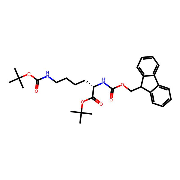 (S)-tert-Butyl 2-((((9H-fluoren-9-yl)methoxy)carbonyl)amino)-6-((tert-butoxycarbonyl)amino)hexanoate|CS-0162106|129460-15-7
