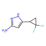 5-(2,2-Difluorocyclopropyl)-1h-pyrazol-3-amine|CS-0309632|1186609-07-3