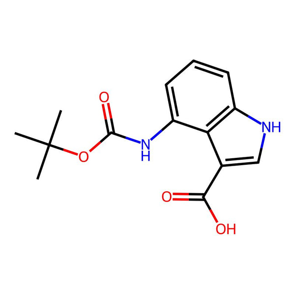 4-[(tert-Butoxycarbonyl)amino]-1H-indole-3-carboxylic acid, 95%|07-0521|885266-66-0