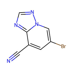 6-Bromo[1,2,4]triazolo[1,5-a]pyridine-8-carbonitrile|CS-0618725|2166674-52-6