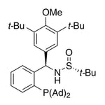 [S(R)]-N-[(R)-[3,5-Bis(1,1-dimethylethyl)-4-methoxyphenyl][2-(diadamantanphosphanyl)phenyl]methyl]-2-methyl-2-propanesulfinamide, 95%|15-8859