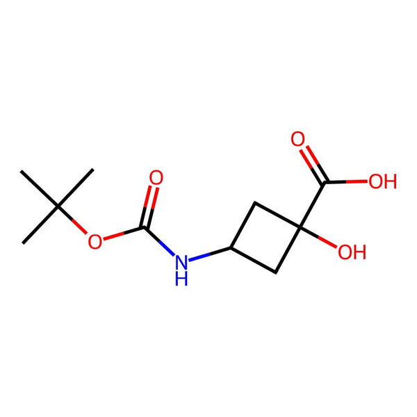 3-((tert-Butoxycarbonyl)amino)-1-hydroxycyclobutanecarboxylic acid|CS-0376356|1067239-17-1