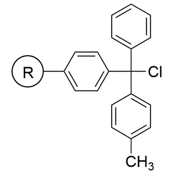 4-Methyltrityl chloride resin (0.4 - 1.0 mmol/g, 200 - 400 mesh)|33315