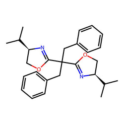 (4R,4'R)-2,2'-[2-Phenyl-1-(phenylmethyl)ethylidene]bis[4-(1-methylethyl)-4,5-dihydrooxazole], 97%, ee: 98%|9222355|880479-99-2