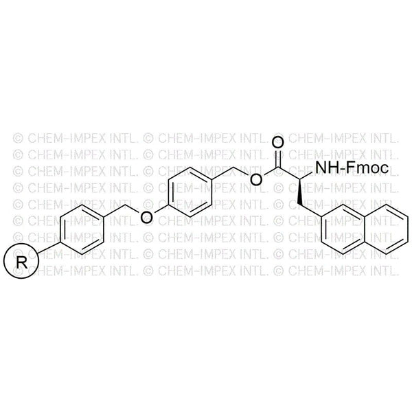 Fmoc-3-(2-naphthyl)-L-alanine 4-alkoxybenzyl alcohol resin|05170