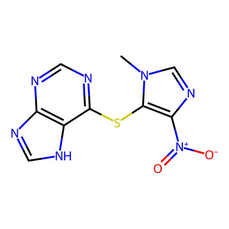 Azathioprine, 98%, a drug that suppresses the immune system, reagent, for R&D|190614|446-86-6