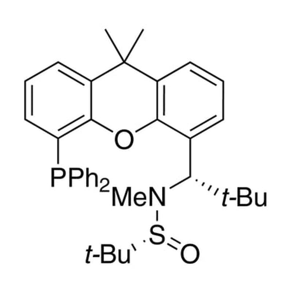 [S(R)]-N-[(S)-(2-(1-tert-Butylmethyl)][5-(diphenylphosphino)-9,9-dimethyl-9H-xanthen-4-yl]methyl]-N,2-dimethyl-2-propanesulfinamide, 95%|15-0216