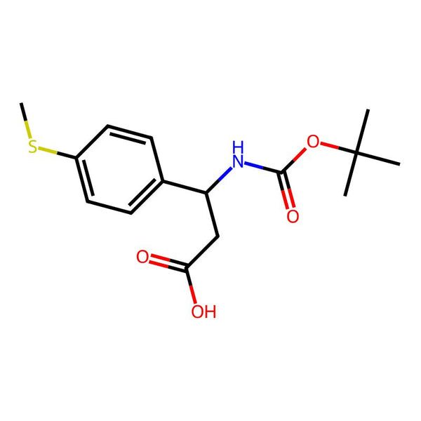 3-((Tert-butoxycarbonyl)amino)-3-(4-(methylthio)phenyl)propanoic acid|CS-0273164|454473-83-7