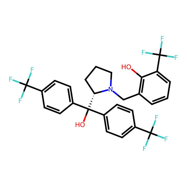 (S)-2-((2-(hydroxybis(4-(trifluoromethyl)phenyl)methyl)pyrrolidin-1-yl)methyl)-6-(trifluoromethyl)phenol|CS-0128245|1429648-14-5