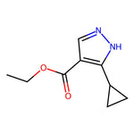 Ethyl 3-cyclopropyl-1H-pyrazole-4-carboxylate|CS-0049484|1246471-38-4