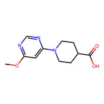 1-(6-Methoxy-pyrimidin-4-yl)-piperidine-4-carboxylic acid|CS-0062016|1334488-49-1
