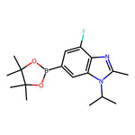 4-Fluoro-1-isopropyl-2-methyl-6-(4,4,5,5-tetramethyl-1,3,2-dioxaborolan-2-yl)-1H-benzo[d]imidazole|CS-M2090|1231930-37-2