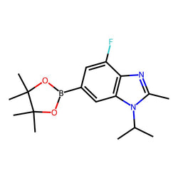 4-Fluoro-1-isopropyl-2-methyl-6-(4,4,5,5-tetramethyl-1,3,2-dioxaborolan-2-yl)-1H-benzo[d]imidazole|CS-M2090|1231930-37-2