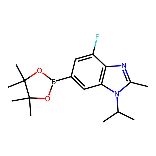 4-Fluoro-1-isopropyl-2-methyl-6-(4,4,5,5-tetramethyl-1,3,2-dioxaborolan-2-yl)-1H-benzo[d]imidazole|CS-M2090|1231930-37-2