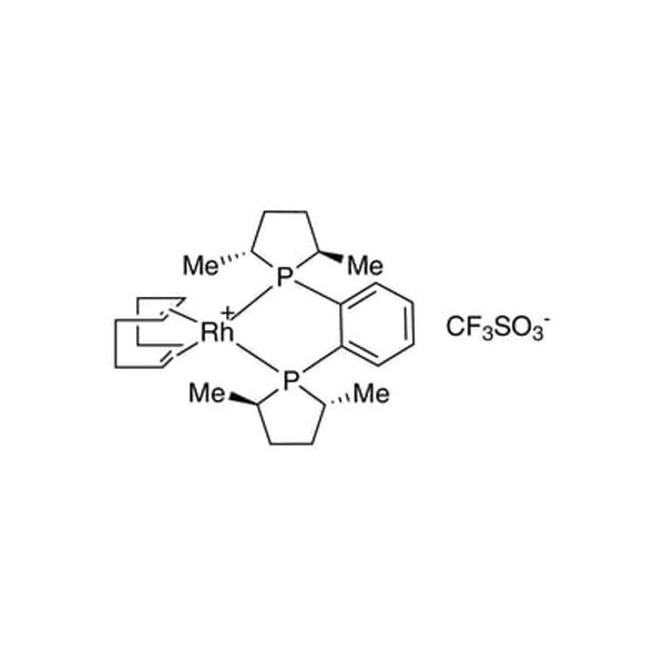 (-)-1,2-Bis((2R,5R)-2,5-dimethylphospholano)benzene(1,5-cyclooctadiene)rhodium(I)trifluoromethanesulfonate, 98+% (R,R)-Me-DUPHOS-Rh|45-0160|187682-63-9