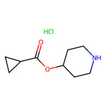 Piperidin-4-yl cyclopropanecarboxylate hydrochloride|CS-0155401|1219968-03-2