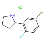 2-(5-Bromo-2-fluorophenyl)pyrrolidine hydrochloride|CS-0161609|2304584-12-9