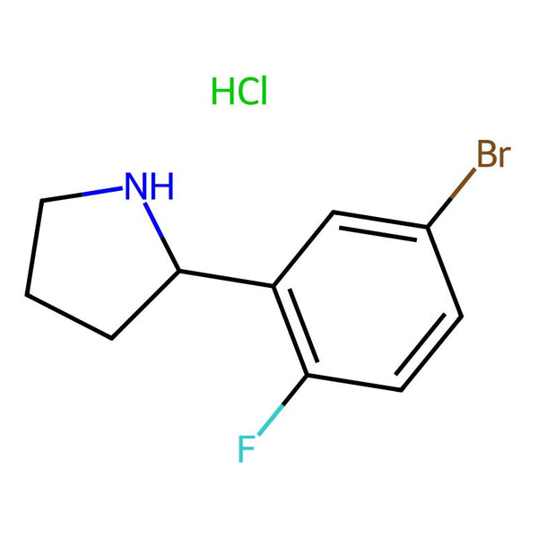 2-(5-Bromo-2-fluorophenyl)pyrrolidine hydrochloride|CS-0161609|2304584-12-9