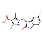 (Z)-5-((5-fluoro-2-oxoindolin-3-ylidene)methyl)-2,4-dimethyl-1H-pyrrole-3-carboxylic acid|CS-M1922|356068-93-4