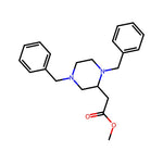 Methyl 2-(1,4-dibenzylpiperazin-2-yl)acetate|CS-0161680|183742-32-7