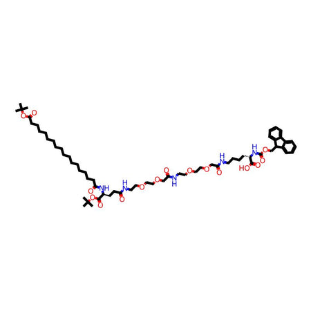 Fmoc-L-Lys[Oct-(otBu)-Glu-(otBu)-AEEA-AEEA]-OH|CPTD788768|1662688-20-1