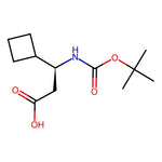 (S)-3-((tert-Butoxycarbonyl)amino)-3-cyclobutylpropanoic acid|CS-0438366|1260604-62-3