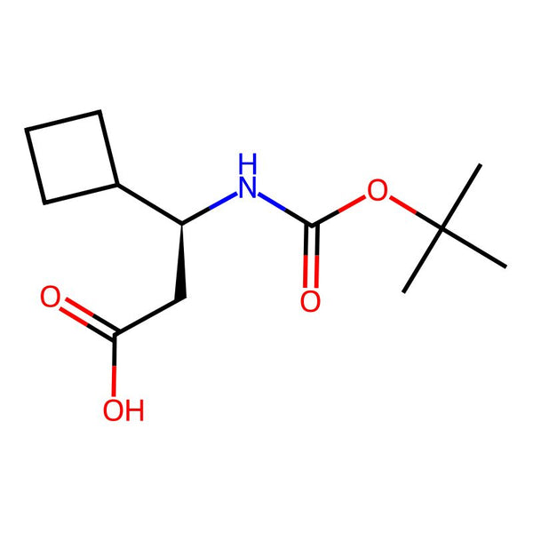 (S)-3-((tert-Butoxycarbonyl)amino)-3-cyclobutylpropanoic acid|CS-0438366|1260604-62-3