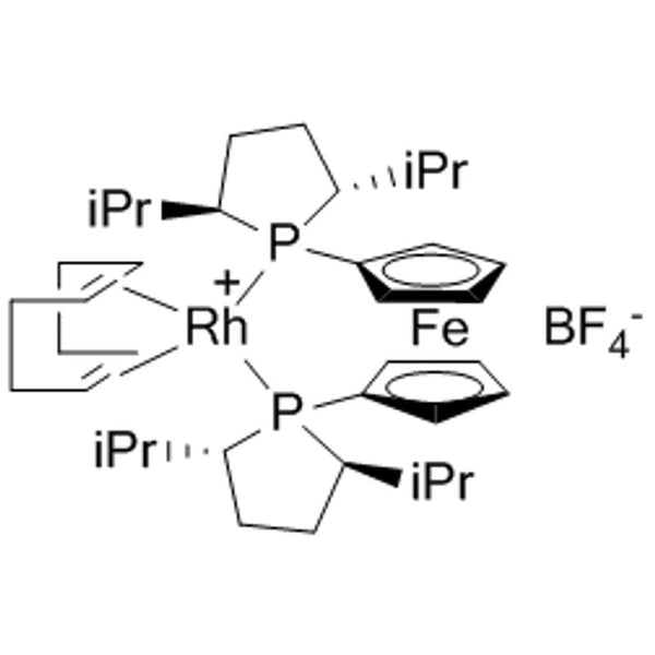1,1’-Bis((2R,5R)-2,5-di-i-propylphospholano)ferrocene(cyclooctadiene)rhodium(I) tetrafluoroborate|45-0328|849773-96-2
