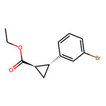 rel-Ethyl (1R,2R)-2-(3-bromophenyl)cyclopropane-1-carboxylate|CS-0163617|114095-58-8