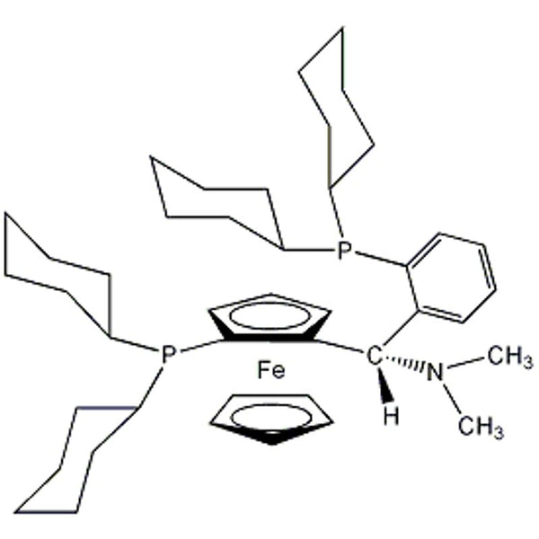 (S)-(-)-[(S)-2-Dicyclohexylphosphinoferrocenyl](N,N-dimethylamino)(2-dicyclohexylphosphinophenyl)methane, min. 97%|26-0955|914089-00-2