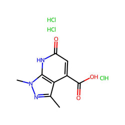 1,3-Dimethyl-6-oxo-1h,6h,7h-pyrazolo[3,4-b]pyridine-4-carboxylic acid (trihydrochloride)|CS-0643655|2924824-59-7