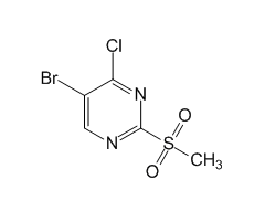 5-Bromo-4-chloro-2-(methylsulfonyl)pyrimidine, 97%|235792|79091-24-0