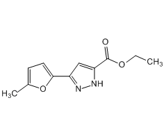 Ethyl 3-(5-methylfuran-2-yl)-1H-pyrazole-5-carboxylate, 97%|296461|1036000-39-1