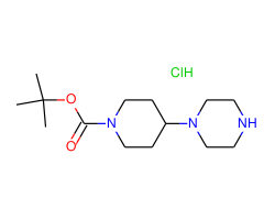 1-(1-Boc-piperidin-4-yl)-piperazine hydrochloride, 98%|908074|205059-39-8