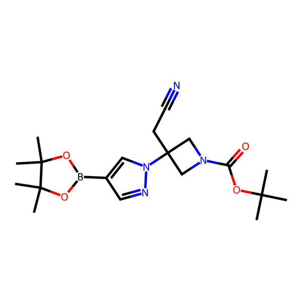 tert-Butyl 3-(cyanomethyl)-3-[4-(tetramethyl-1,3,2-dioxaborolan-2-yl)-1H-pyrazol-1-yl]azetidine-1-carboxylate|CS-0185002|1153949-15-5