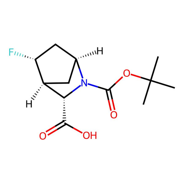 (1S,3S,4S,5R)-2-[(tert-Butoxy)carbonyl]-5-fluoro-2-azabicyclo[2.2.1]heptane-3-carboxylic acid|CS-0834397|1173294-38-6