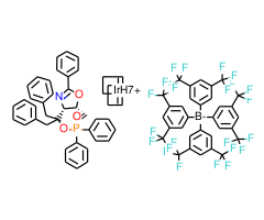((4R,5R)-(+)-O-[1-Benzyl-1-(5-methyl-2-phenyl-4,5-dihydrooxazol-4-yl)-2-phenylethyl] (diphenylphosphinite)(1,5-COD)iridium(I) tetrakis(3,5-bis(trifluoromethyl)phenylborate, min. 97% (R,R)-[COD]Ir[Ph2P