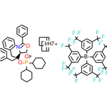 ((4R,5R)-(+)-O-[1-Benzyl-1-(5-methyl-2-phenyl-4,5-dihydrooxazol-4-yl)-2-phenylethyl] (dicyclohexylphosphinite)(1,5-COD)iridium(I) tetrakis(3,5-bis(trifluoromethyl)phenylborate, min. 97% (R,R)-[COD]Ir[