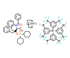((4R,5R)-(+)-O-[1-Benzyl-1-(5-methyl-2-phenyl-4,5-dihydrooxazol-4-yl)-2-phenylethyl] (dicyclohexylphosphinite)(1,5-COD)iridium(I) tetrakis(3,5-bis(trifluoromethyl)phenylborate, min. 97% (R,R)-[COD]Ir[
