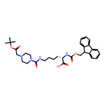 1-(1,1-Dimethylethyl) 4-[[[(5S)-5-carboxy-5-[[(9H-fluoren-9-ylmethoxy)carbonyl]amino]pentyl]amino]carbonyl]-1-piperazineacetate|CS-0655969|2680607-34-3