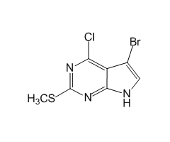 5-Bromo-4-chloro-2-(methylthio)-7H-pyrrolo[2,3-D]pyrimidine, 97%|225605